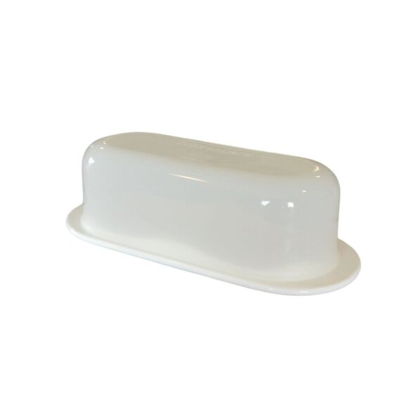 Tupperware White Single Stick Butter Dish 7" Long - Picture 1 of 4